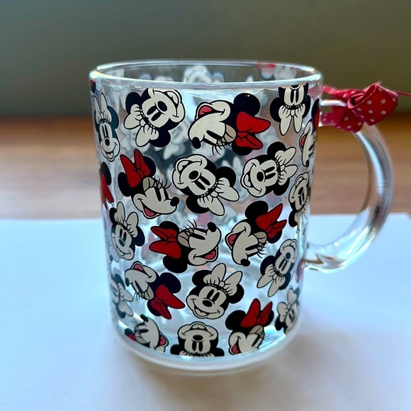 Disney Minnie Mouse glass mug - Picture 1 of 4
